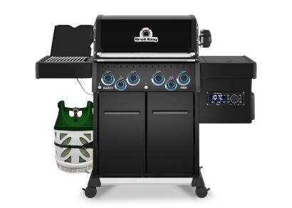 BROIL KING - Grill hybrydowy (Gaz + Pellet) Baron™ 490 IRP Shadow